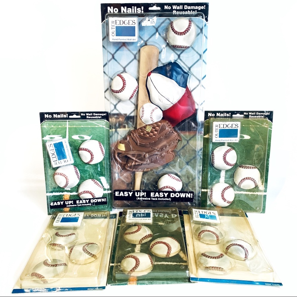3-D Baseball Wall Decor